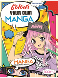 Dreamland Publications Colour Your Own Manga Book 4 With Free Manga Colouring Poster For Kids | Grocsy