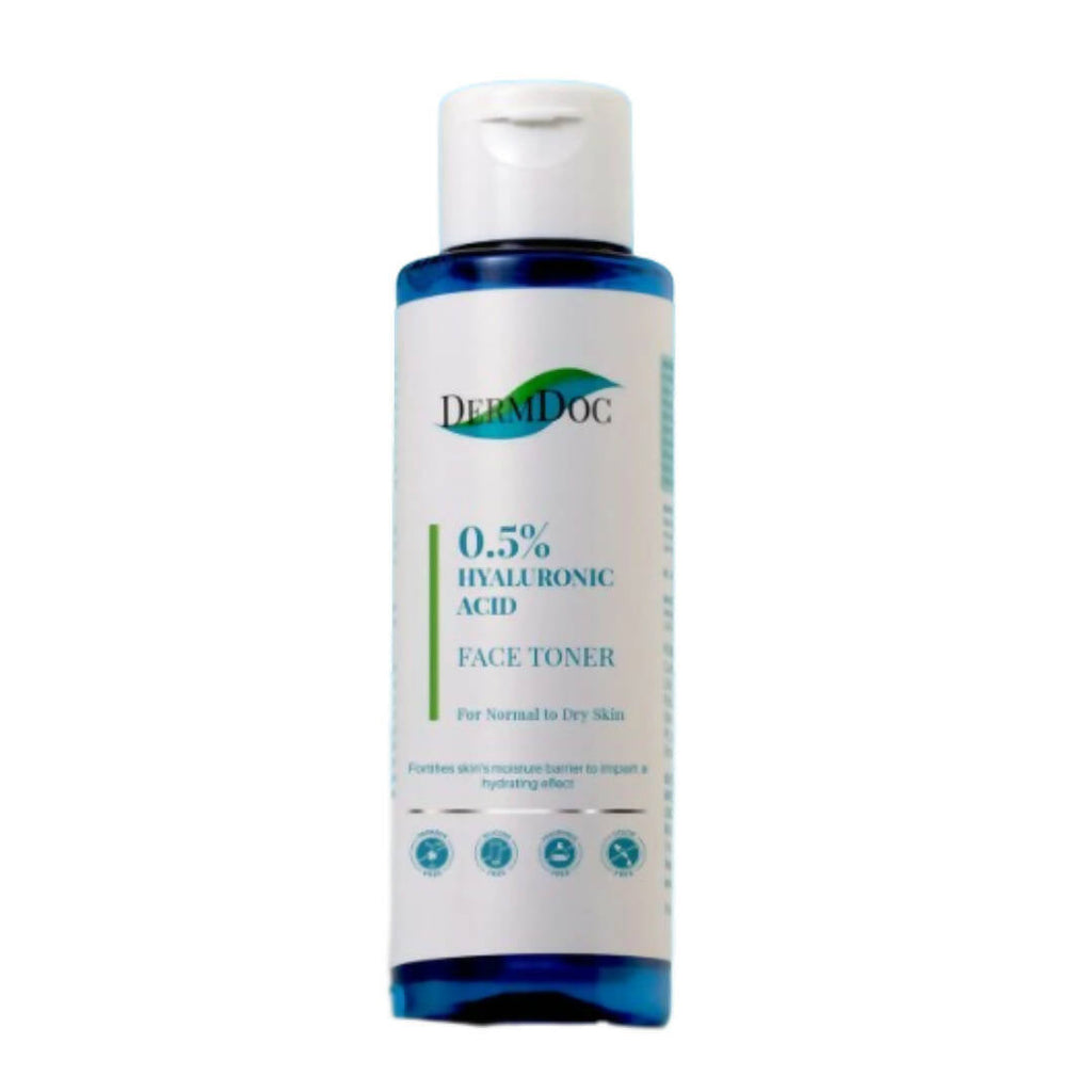 Dermdoc 0.5% Pure Hyaluronic Acid Face Toner for Normal to Dry Skin | Grocsy