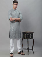 Sojanya Regular Pure Cotton Kurta With Churidar | Grocsy