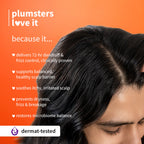 Plum Anti-Dandruff Shampoo with Volcanic Minerals 0.5% Salicylic Acid, 72hr Dandruff & Frizz Control | Grocsy