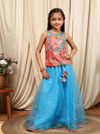 Joban Fashion Girl's Multi Color Lehenga Choli | Grocsy