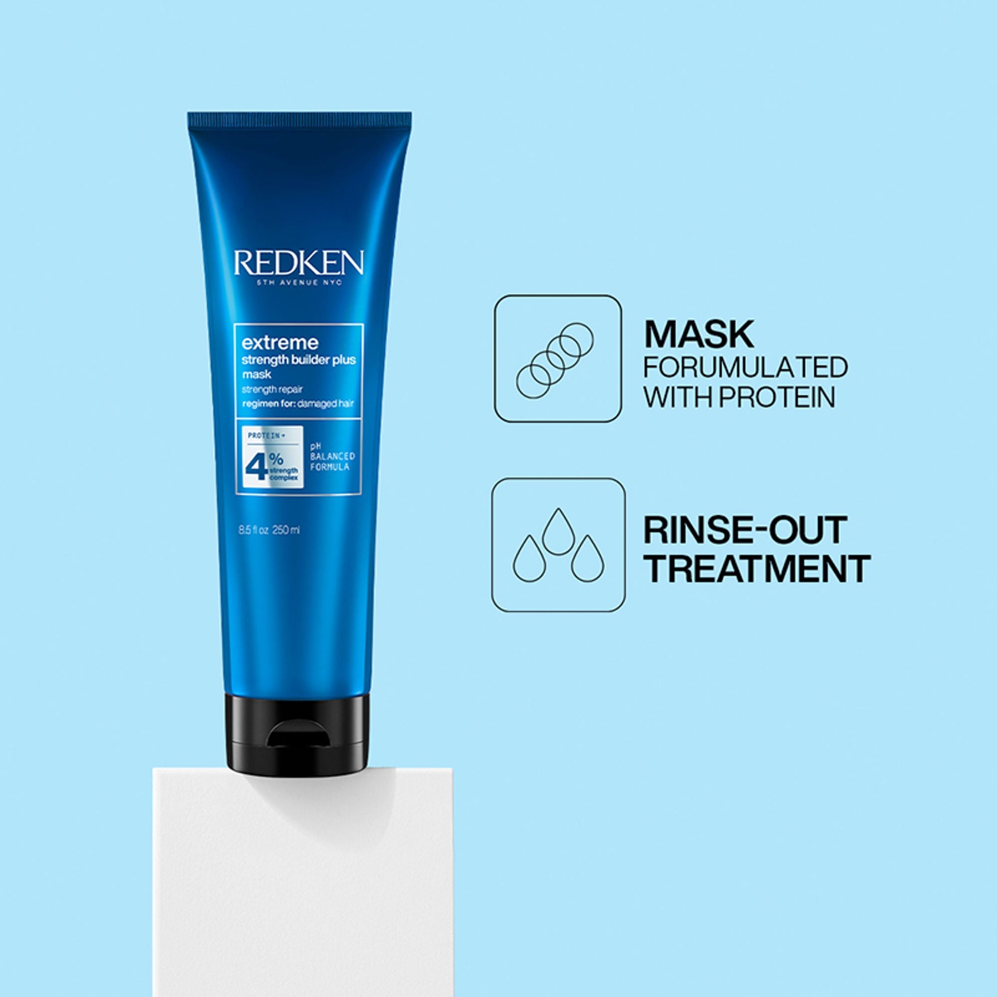 Redken Extreme Strength - Builder Plus Mask With Protein & Anti Breakage Treatment | Grocsy