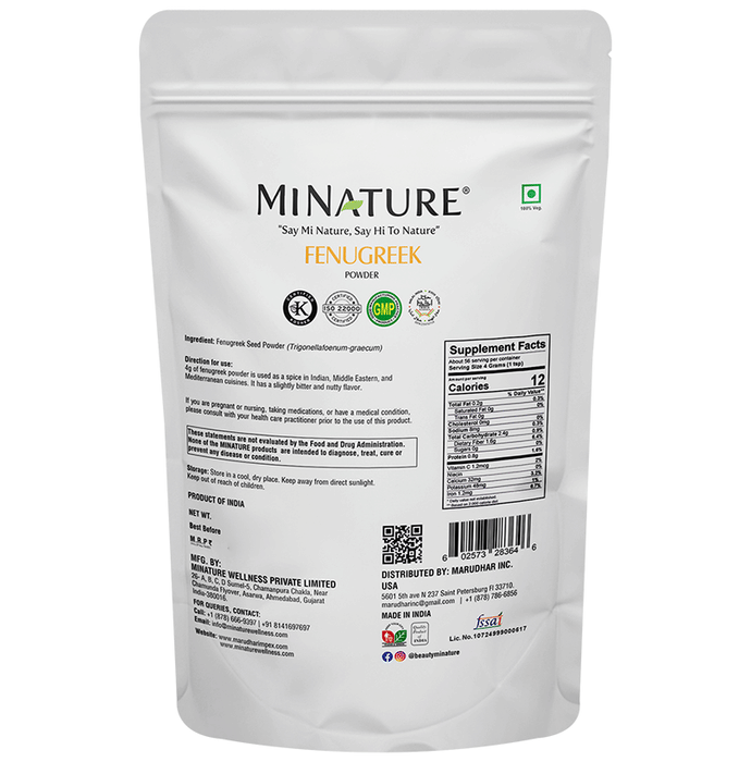 Minature Fenugreek Organic Powder | Grocsy