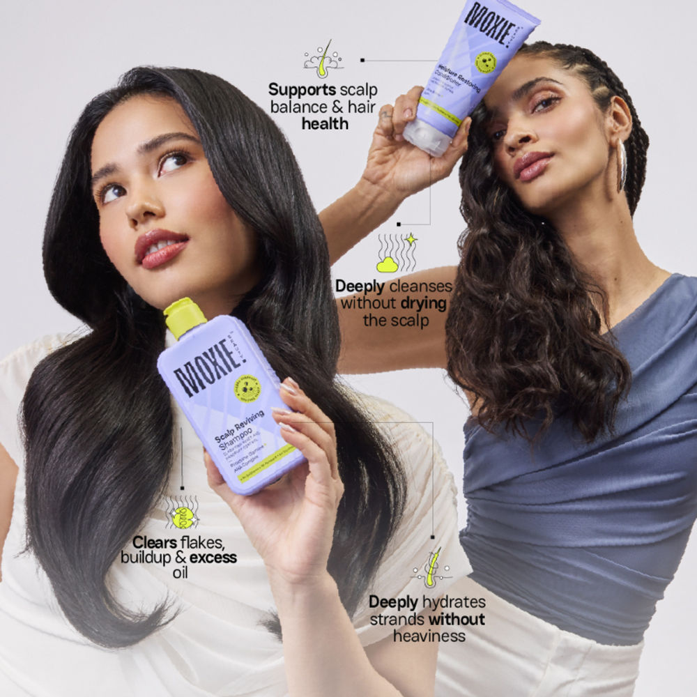 Moxie Beauty Anti-Dandruff Scalp SOS Wash Duo - Shampoo & Conditioner | Grocsy