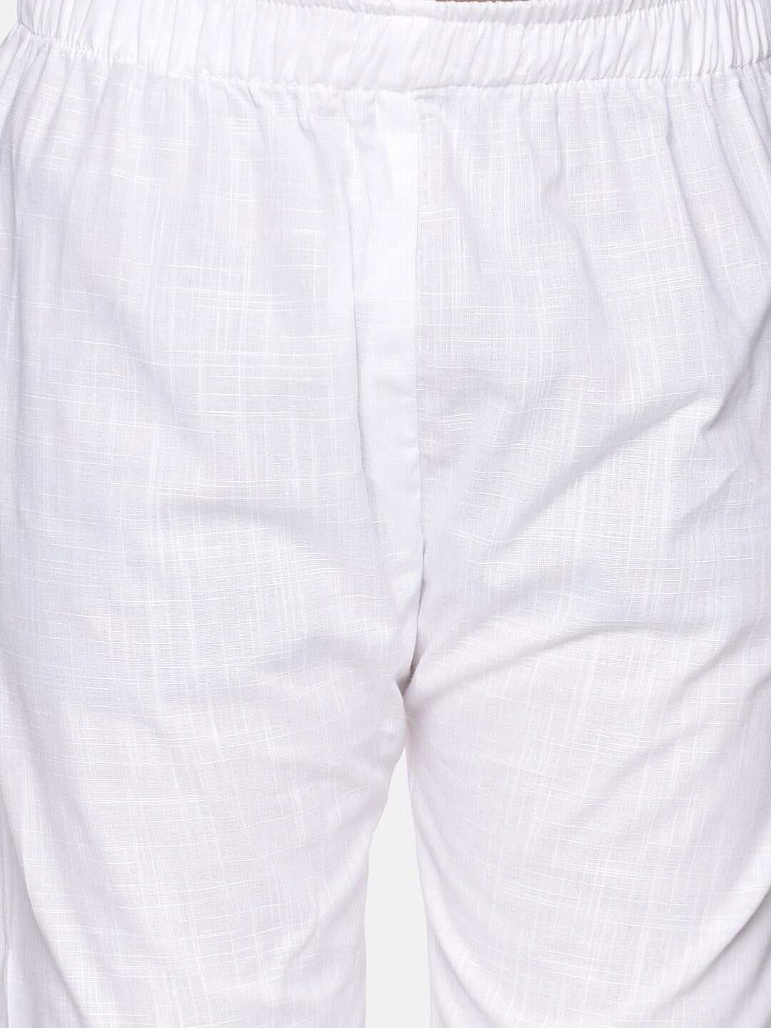 Sethukrishna Boys Gold-Coloured & White Kurta with Pyjamas | Grocsy
