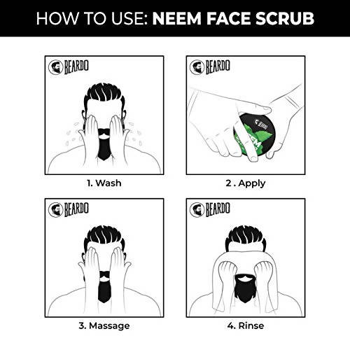 Beardo Neem Face Scrub | Grocsy