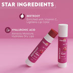 Clensta Beetroot Lip Balm With Hyaluronic Acid Spf 30 With Beetroot | Grocsy