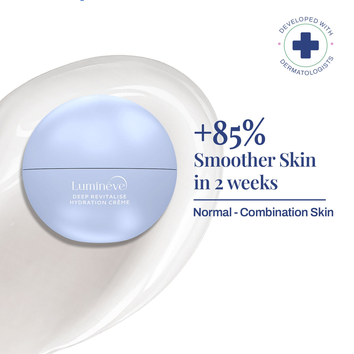 Lumineve Combination Skin Moisturizer with Niacinamide - Lightweight Gel For Oil-Free Hydration | Grocsy