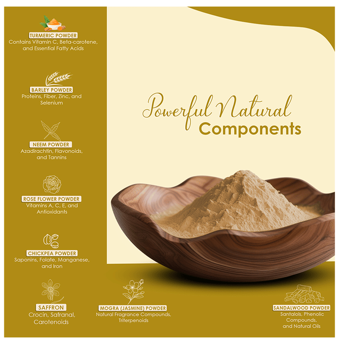 Minature Ubtan Face Pack Powder | Grocsy