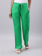 Souchii Green Liva Palazzos | Grocsy