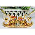 Chahat Premium Living Brass Supari Set | Grocsy