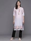 Ahalyaa Women's Traditional wear Kurta - Pink | Grocsy