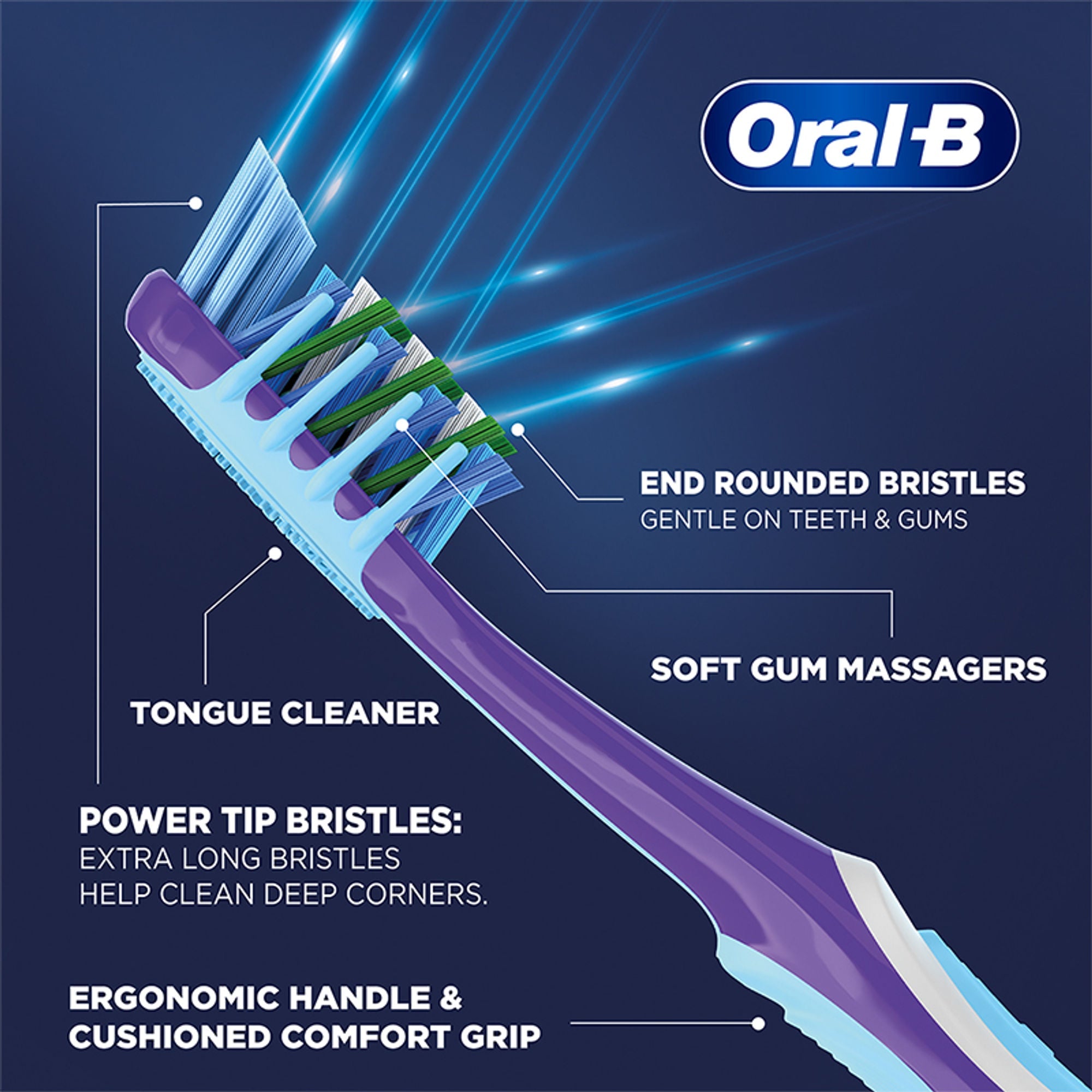 Oral-B Criss Cross Gum Care Toothbrush Buy 2 Get 2 Free (Soft) | Grocsy