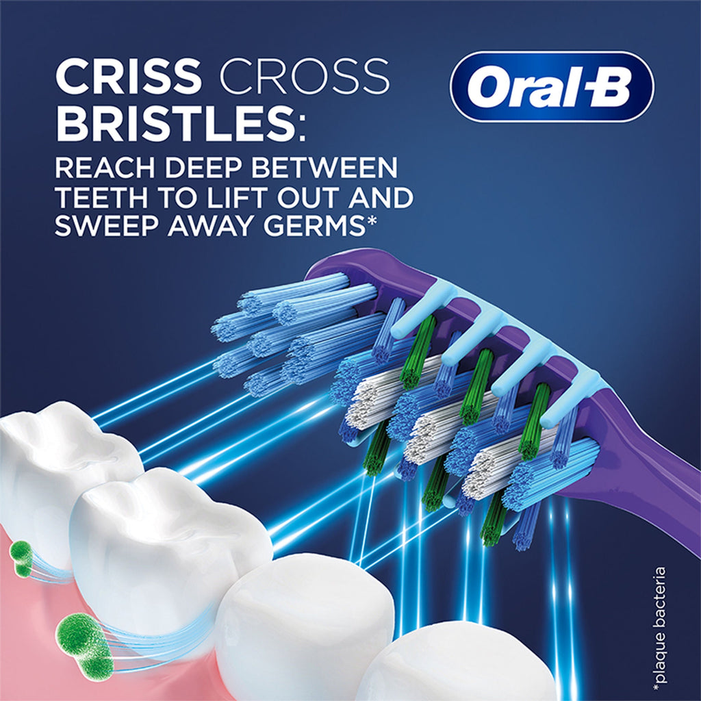 Oral-B Criss Cross Gum Care Toothbrush Buy 2 Get 2 Free (Medium) | Grocsy