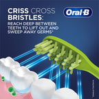 Oral-B Criss Cross Toothbrush with Neem Extract - Medium (Buy 2 Get 2 Free) | Grocsy