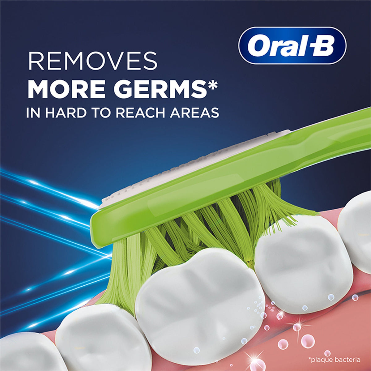 Oral-B Criss Cross Toothbrush with Neem Extract - Medium (Buy 2 Get 2 Free) | Grocsy