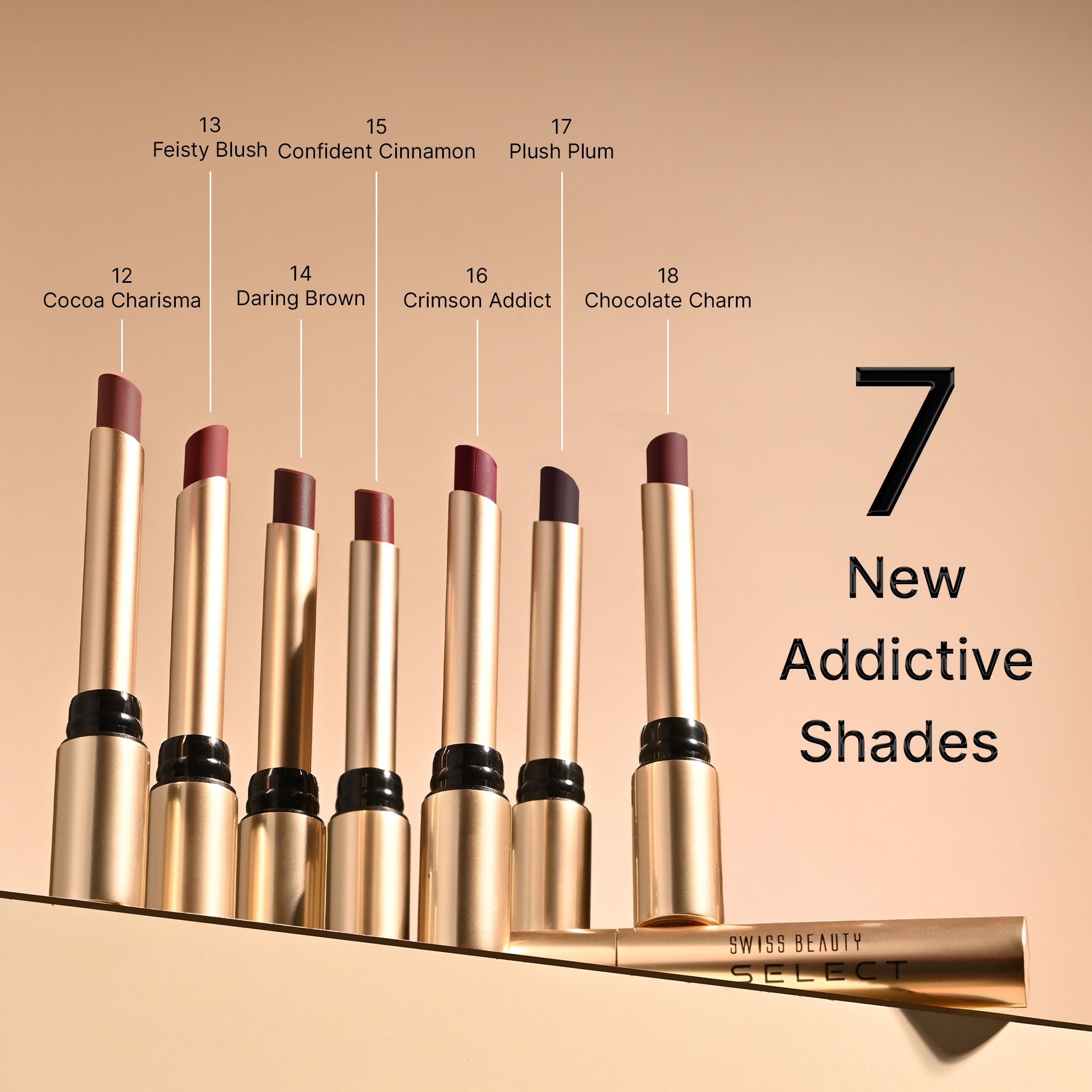 Swiss Beauty Select High On Shine Lipstick - 11 Powerful Pink | Grocsy