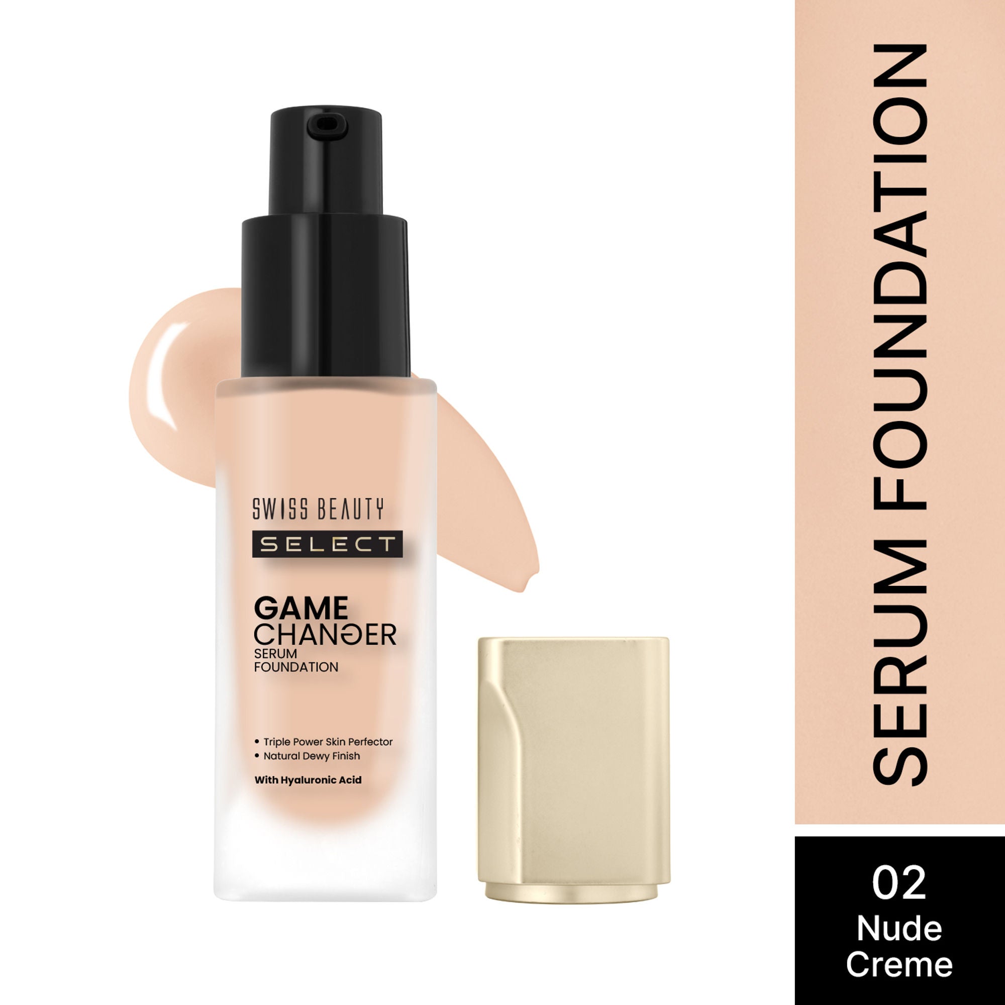 Swiss Beauty Select Game Changer Serum Foundation - Nude Creme | Grocsy