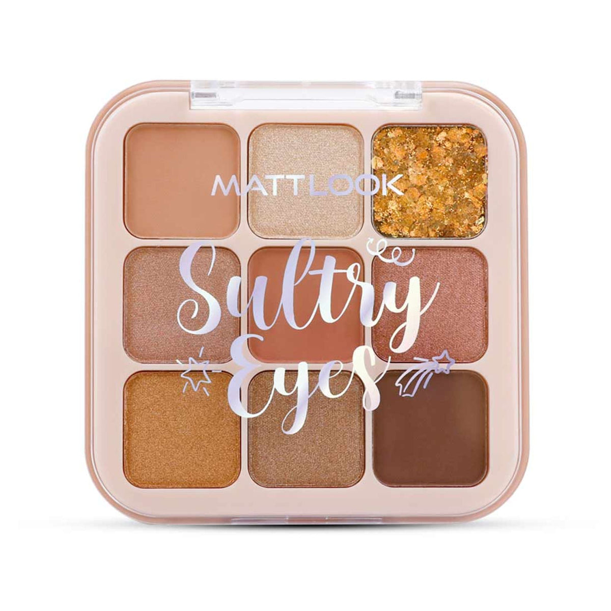 Matt Look Sultry Eyes Highly Pigmented Blendable Long Lasting Eyeshadow Palette - 01 Carnival Fest | Grocsy
