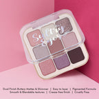 Matt Look Sultry Eyes Highly Pigmented Blendable Long Lasting Eyeshadow Palette - 01 Carnival Fest | Grocsy