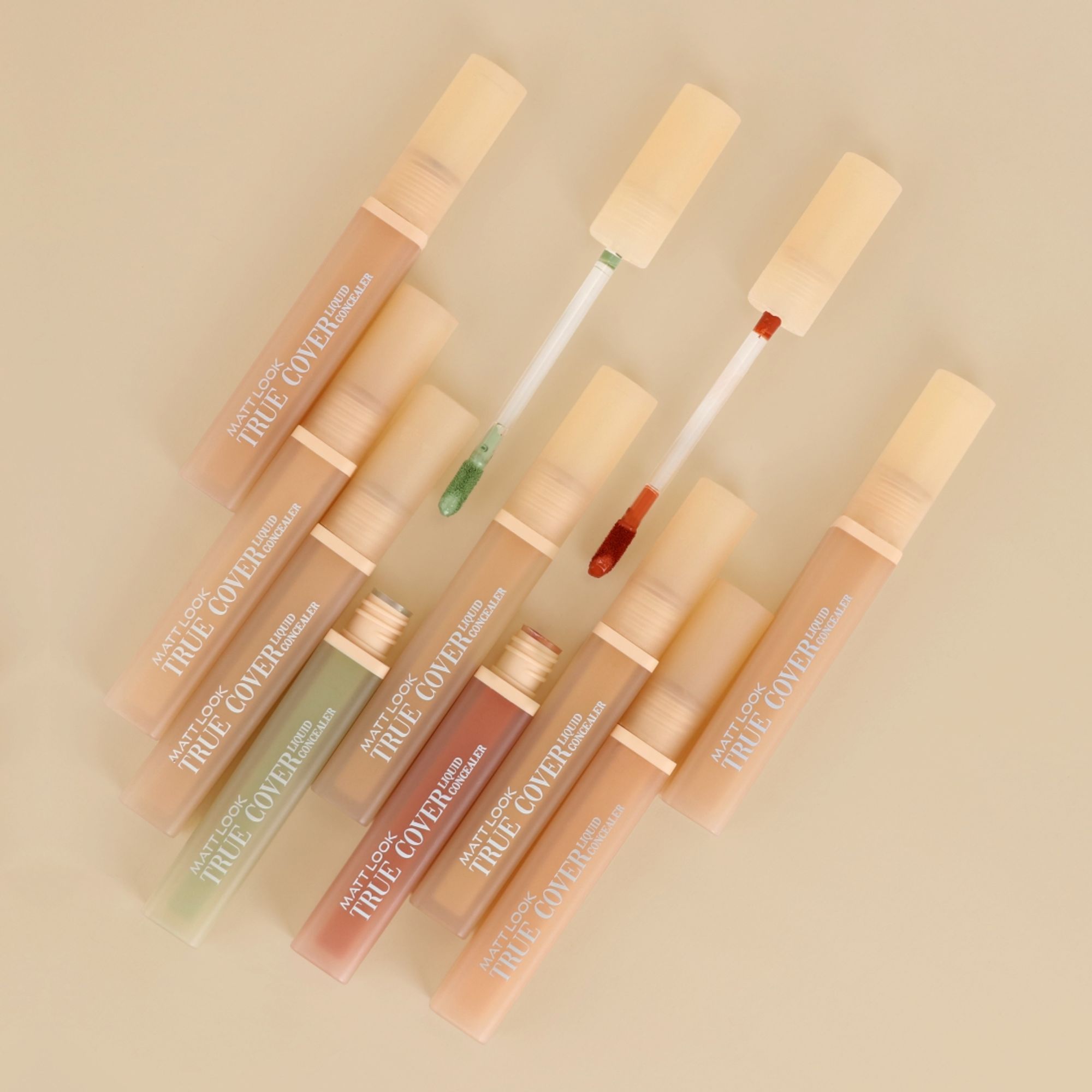 Matt Look True Cover Full Coverage Ultra Blendable Liquid Concealer - 50 Green Corrector | Grocsy