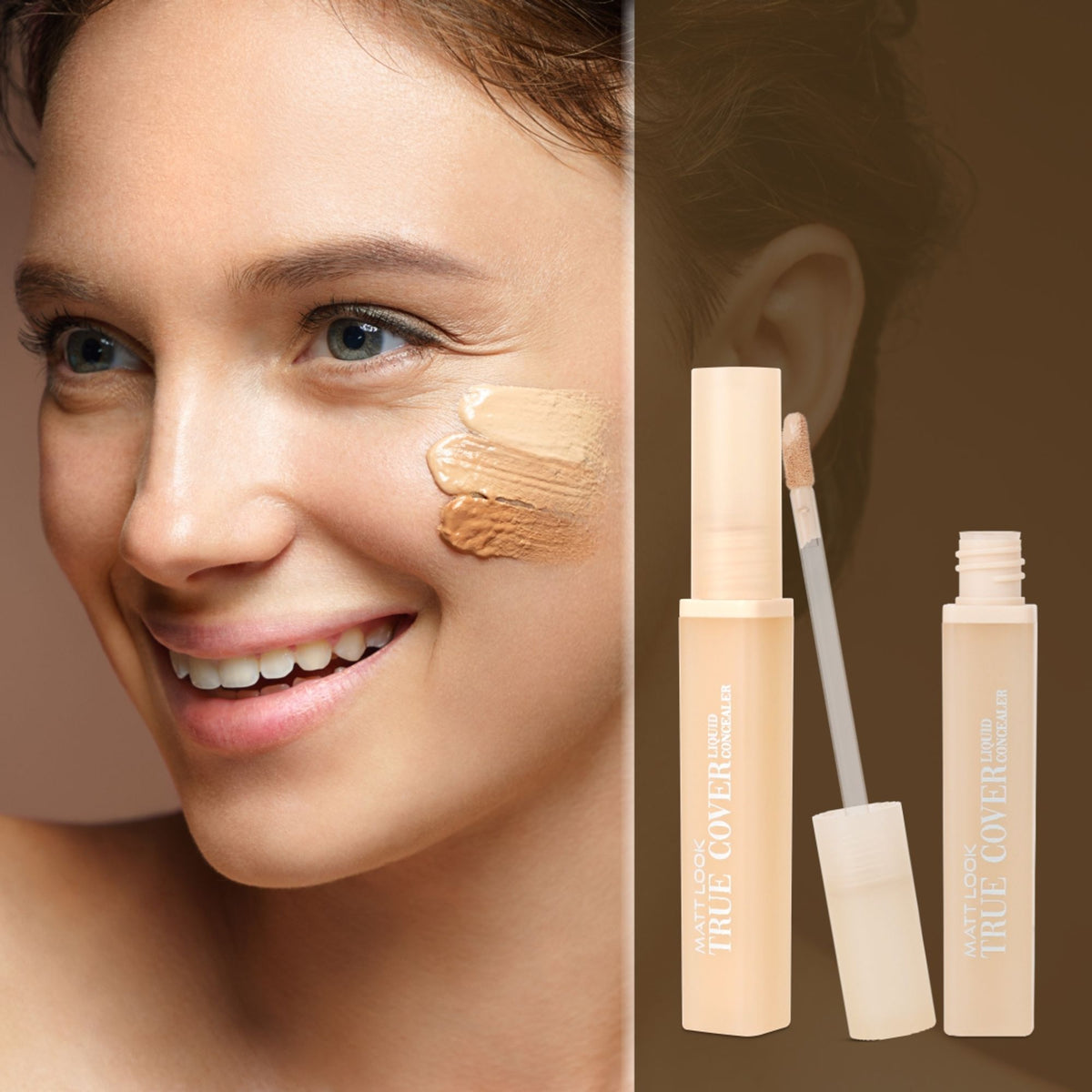 Matt Look True Cover Full Coverage Ultra Blendable Liquid Concealer - 50 Green Corrector | Grocsy