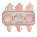 Matt Look Feel The Glow Baked Shimmer Highlighter Trio Palette - 03 Super Vibes | Grocsy