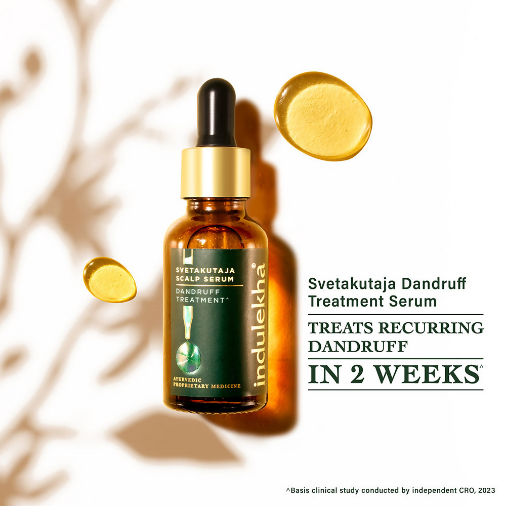 Indulekha Svetakutuja Dandruff Treatment Scalp Serum | Grocsy