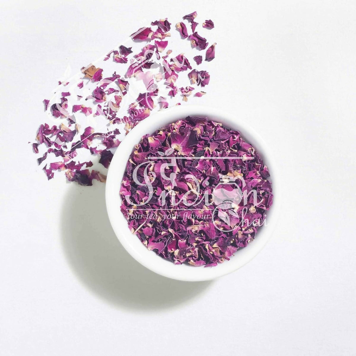 The Indian Chai - Rose Petals Sun Dried Tea | Grocsy