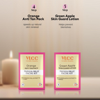 VLCC Salon Series Fruit Facial Kit - (6 Facials) For Lightens Dark Spots & Brightens Skin Tone | Grocsy