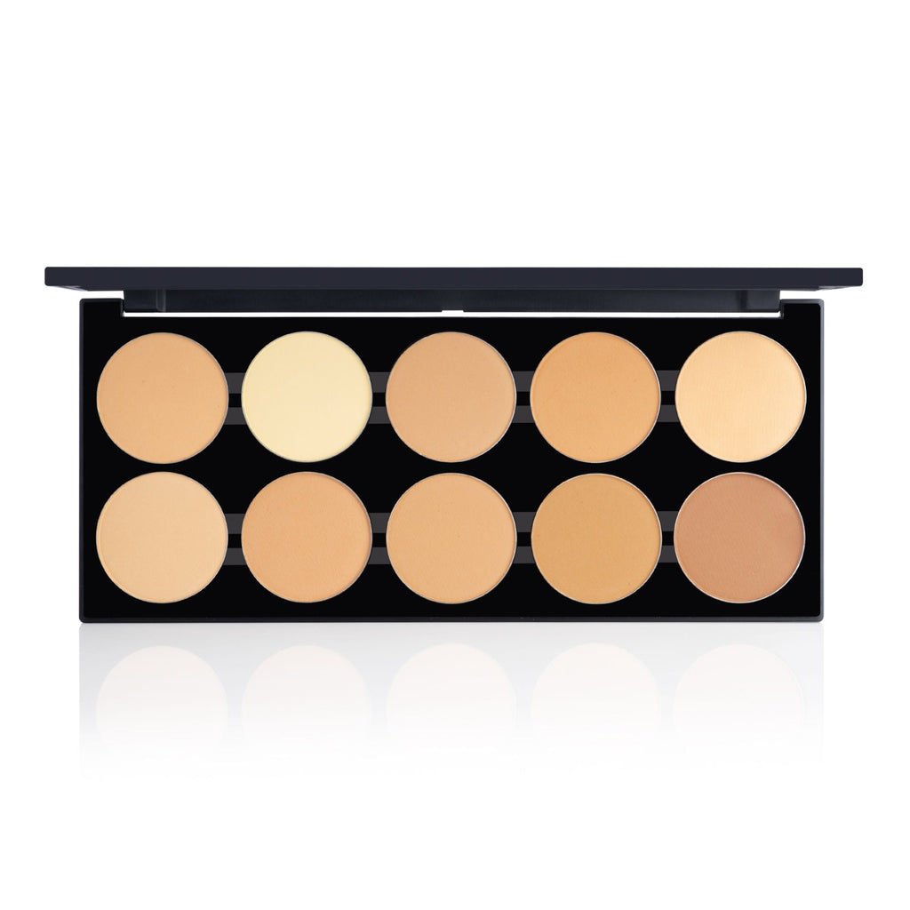 PAC Studio HD Powder Foundation Palette - Oil Control, Medium to Full Coverage & Even Natural Finish | Grocsy