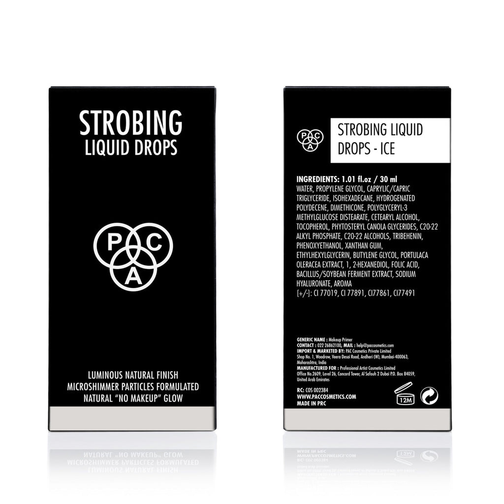 PAC Studio Strobing Liquid Drops - Ice | Grocsy