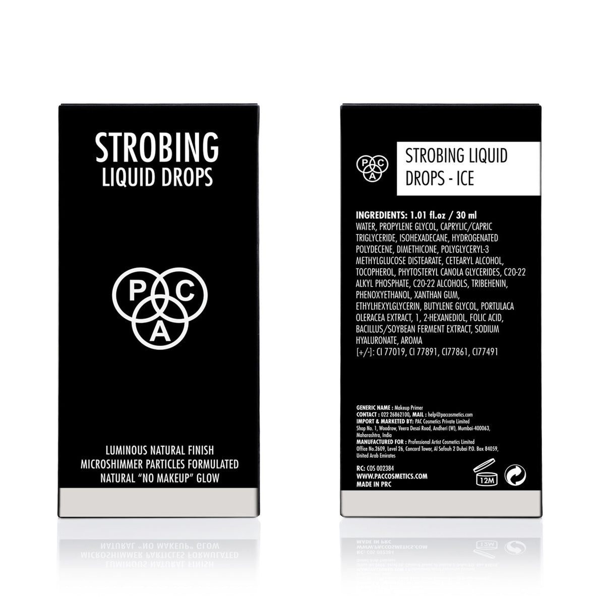 PAC Studio Strobing Liquid Drops - Ice | Grocsy