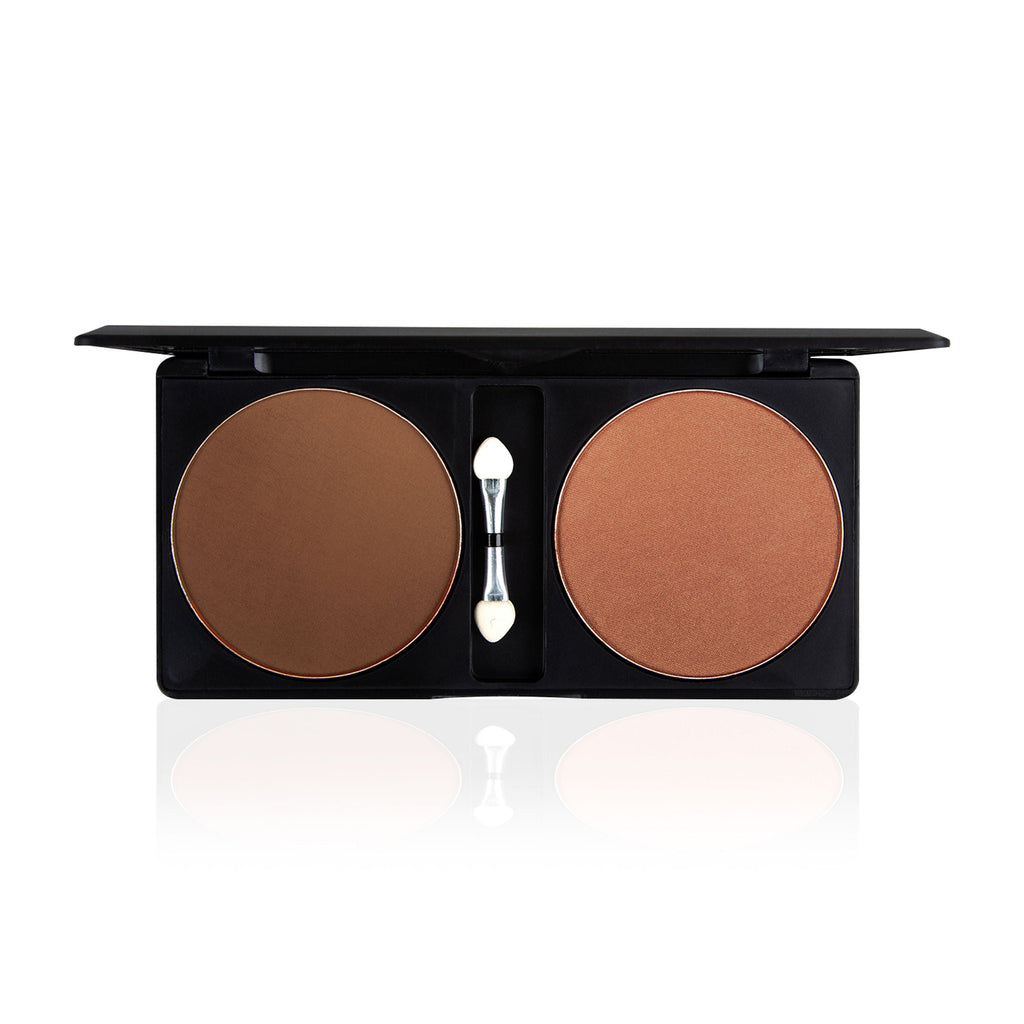 PAC Studio Terracotta Bronzing Powder - Luminous Matte Contour Shades, Sheer Natural Looking Coverage | Grocsy