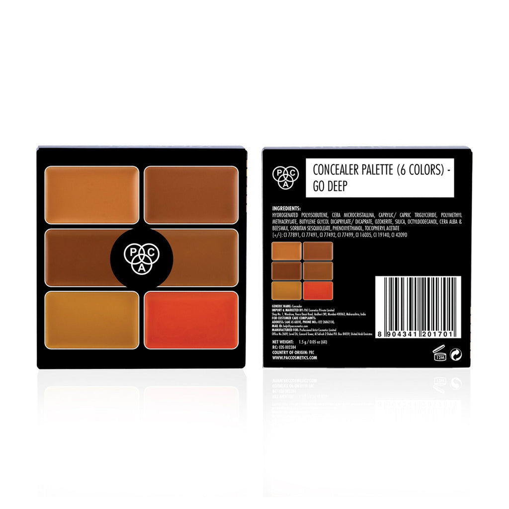 PAC Studio Go Deep - Concealer X6 | Grocsy