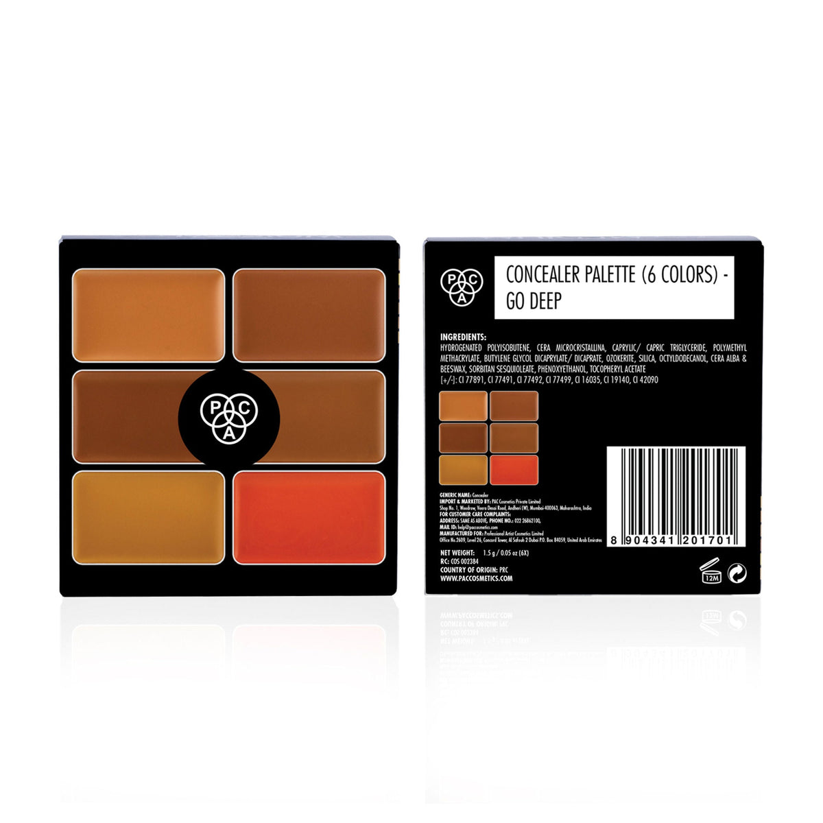 PAC Studio Go Deep - Concealer X6 | Grocsy