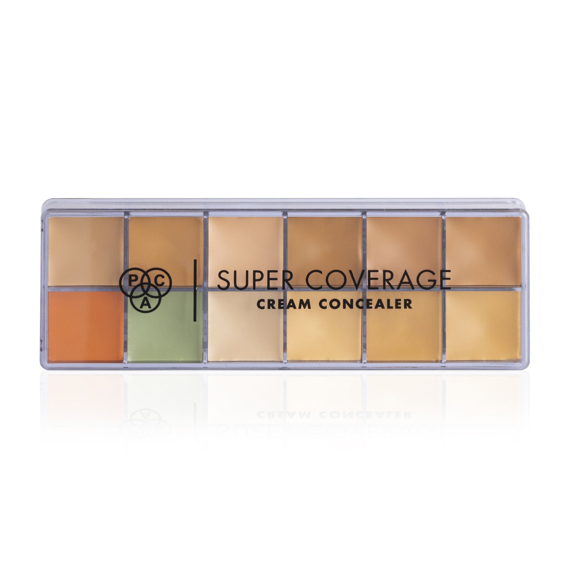 PAC Studio Super Coverage Cream Concealer Palette X12 - Creamy Blendable Formula, Longlasting Full Coverage | Grocsy