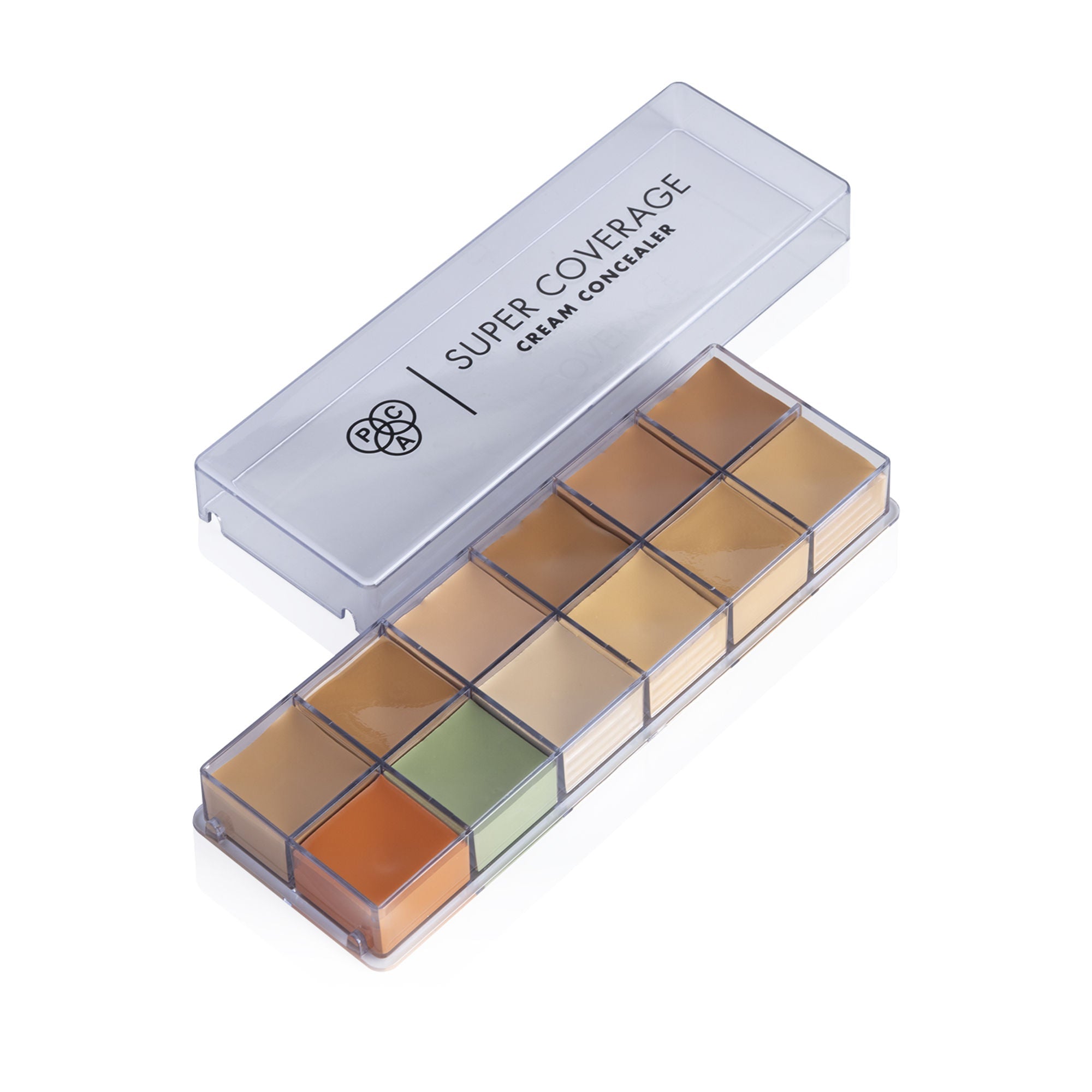 PAC Studio Super Coverage Cream Concealer Palette X12 - Creamy Blendable Formula, Longlasting Full Coverage | Grocsy