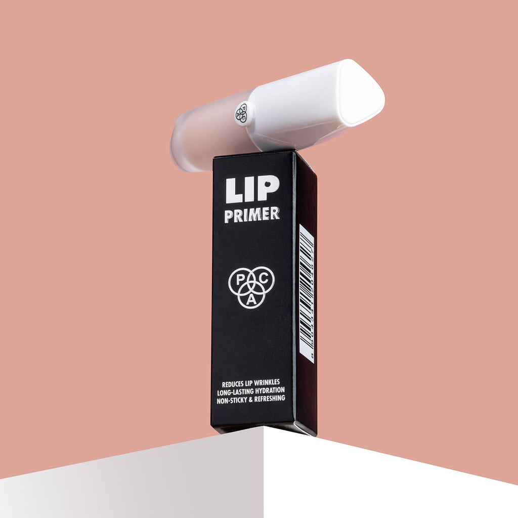PAC Studio Lip Primer - Infused with Jojoba Oil, Hydrates & Locks Moisture, Prevents Fading, Transparent | Grocsy