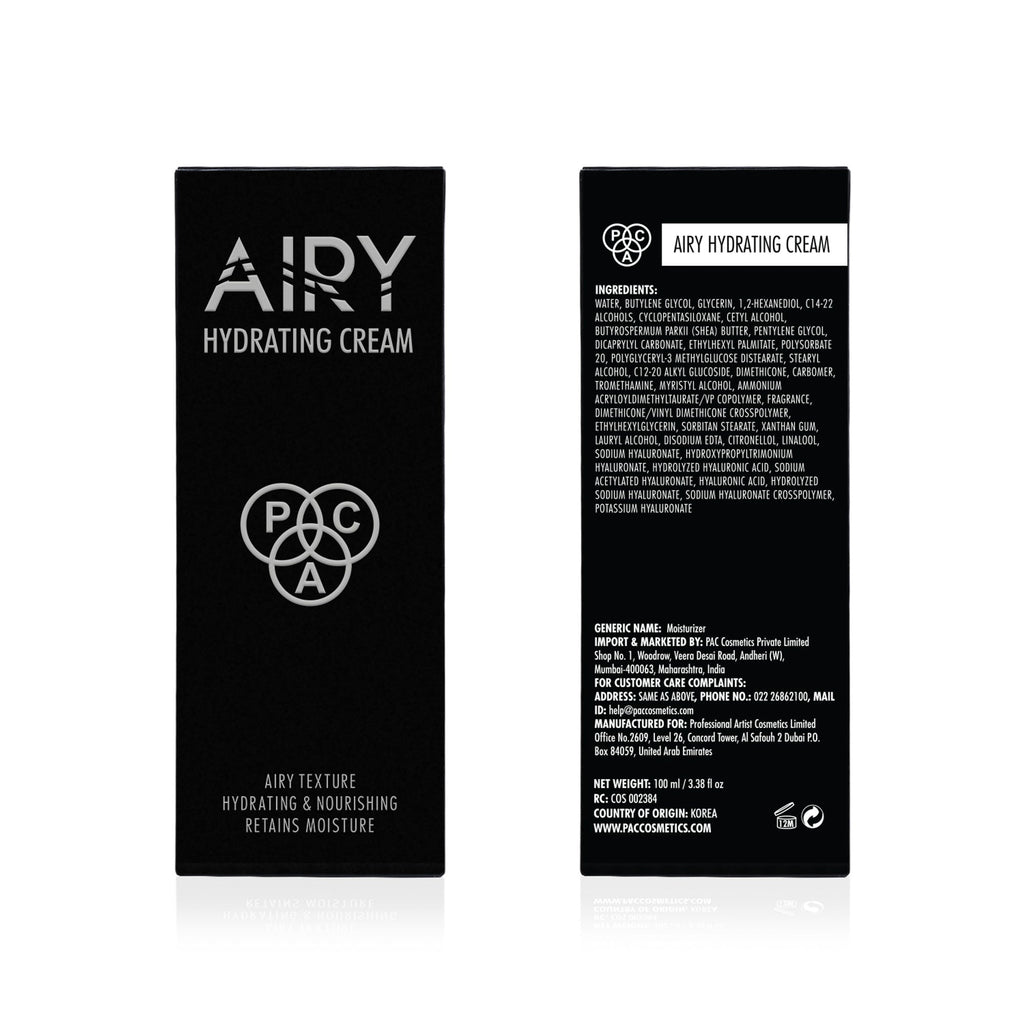 PAC Studio Airy Hydrating Cream - Ultra Lightweight, Non-Greasy Formula, Absorbs Fast & Deeply Hydrates | Grocsy