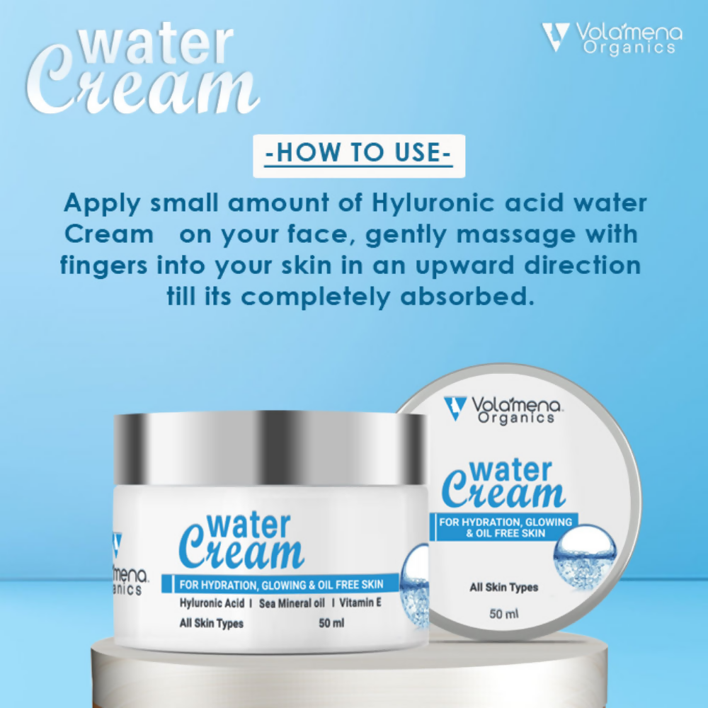 Volamena Organics Hyluronic Acid Water Cream | Grocsy