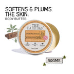 The Bare Bar Sandalwood Body Butter - Nourishing Woody Butter With Shea, Mango, Vit E | Grocsy