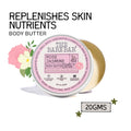 The Bare Bar Rose Jasmine Body Butter - Floral Butter Blend For Soft, Hydrated Skin | Grocsy