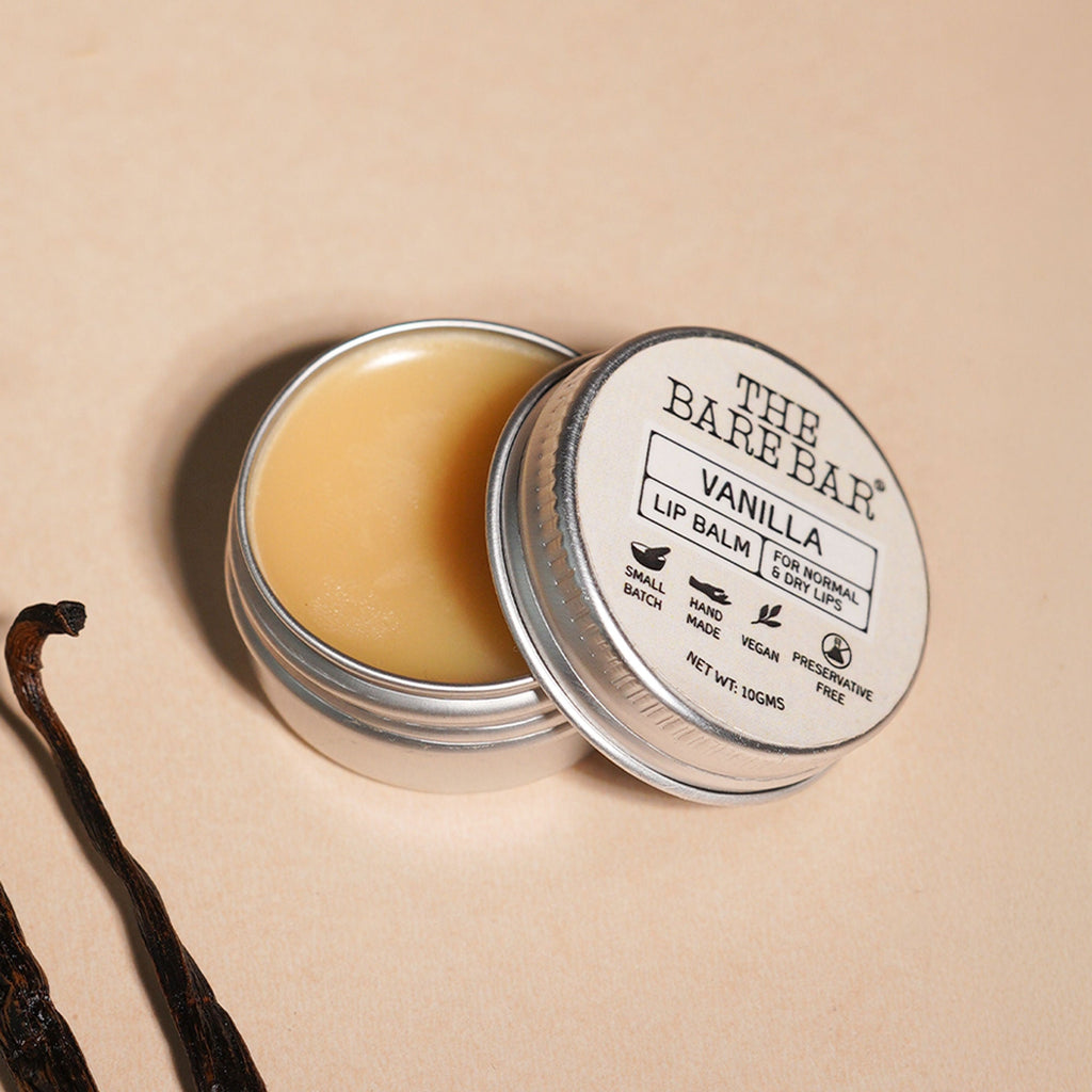 The Bare Bar Berry Blast Lip Balm - Buttery Moisture For Pigmented, Dry Lips - Vanilla | Grocsy