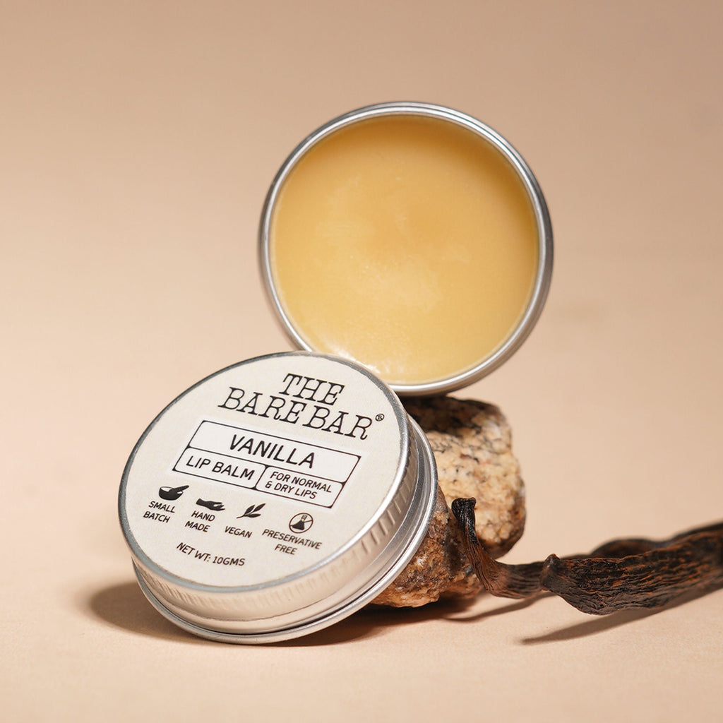 The Bare Bar Berry Blast Lip Balm - Buttery Moisture For Pigmented, Dry Lips - Vanilla | Grocsy