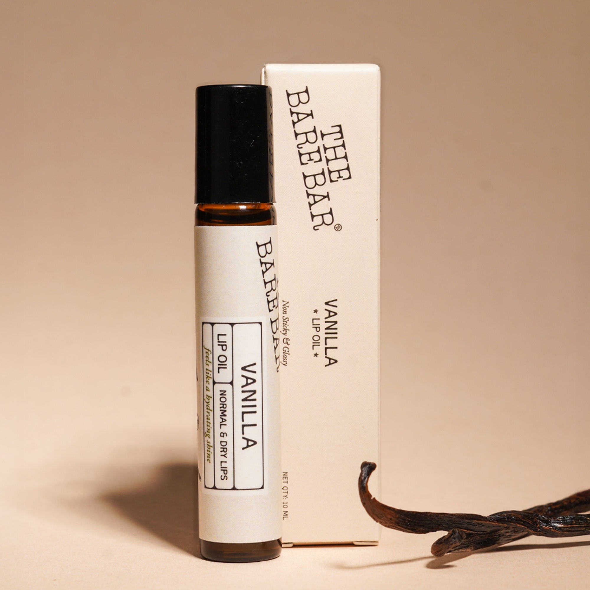 The Bare Bar Vanilla Lip Oil - Deep Nourishment With Natural Oils For Soft Lips | Grocsy