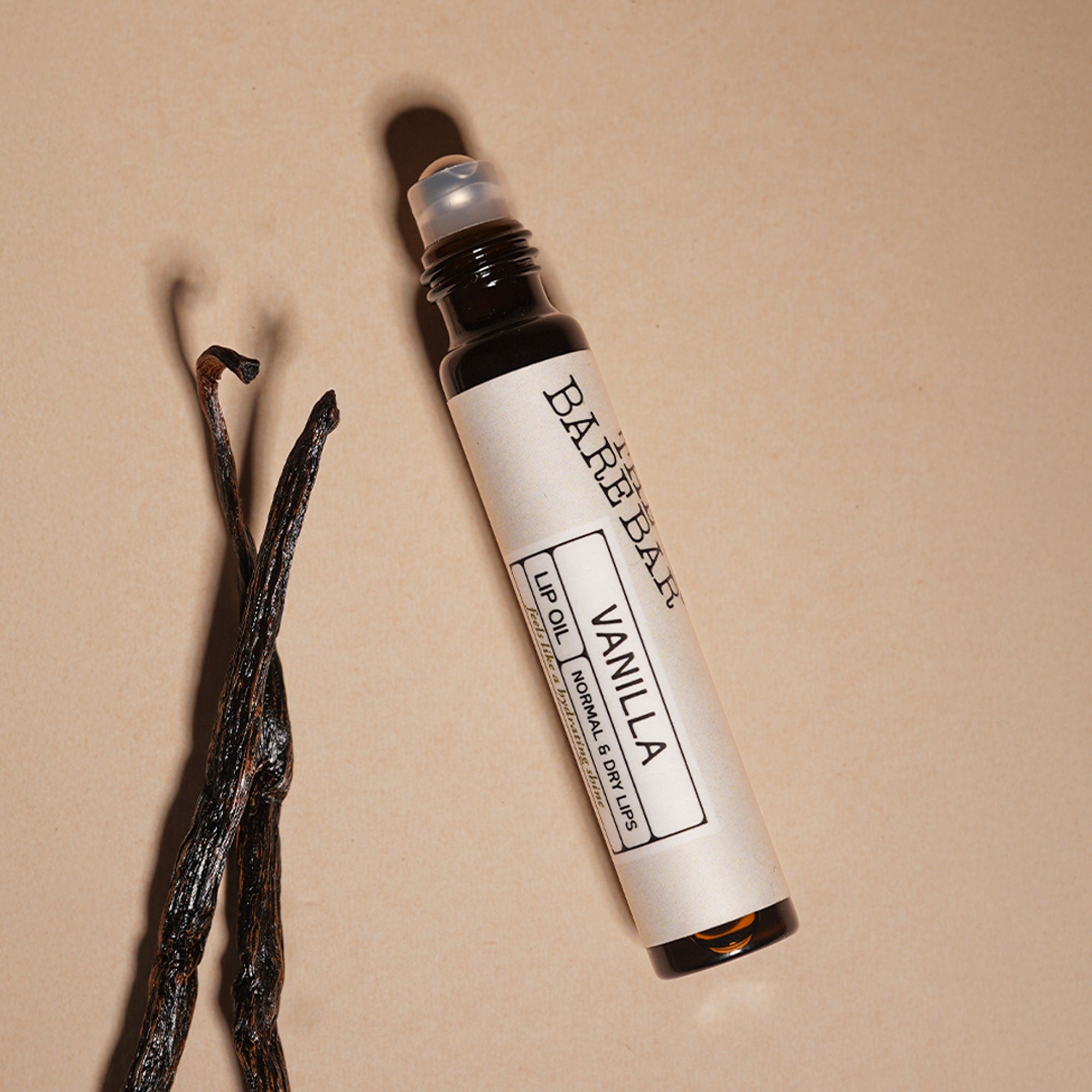 The Bare Bar Vanilla Lip Oil - Deep Nourishment With Natural Oils For Soft Lips | Grocsy