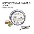 The Bare Bar Arctic Clay Shampoo Bar - Detoxifies Scalp, Boosts Volume & Locks In Moisture | Grocsy
