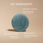 The Bare Bar Arctic Clay Shampoo Bar - Detoxifies Scalp, Boosts Volume & Locks In Moisture | Grocsy