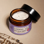 The Bare Bar Lavender Body Cream Floral Sweet Scent With Sandalwood & Lavender | Grocsy